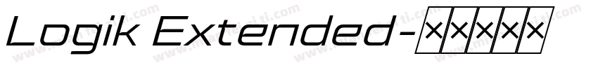Logik Extended字体转换